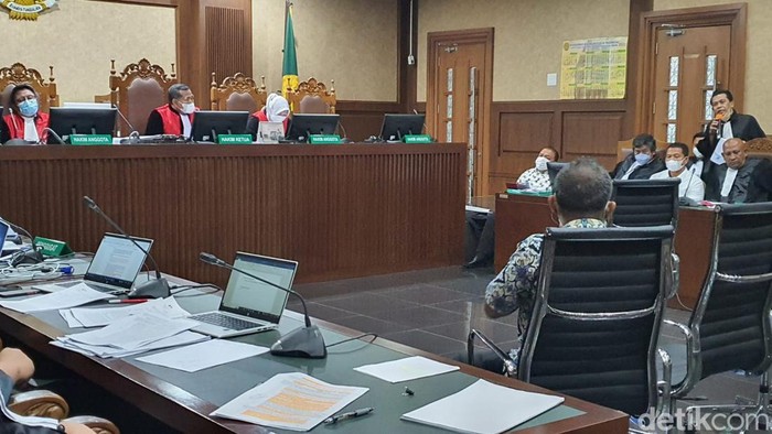 Sidang kasus Bupati Langkat Nonaktif (Wilda Hayatun Nufus/detikcom)