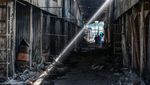 Sisa-sisa Kerusakan di Pasar Sloviansk Ukraina Akibat Serangan Rudal