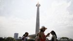 Pilu Kilau Tugu Monas Pudar, Ternoda Bercak Hitam dan Kusam