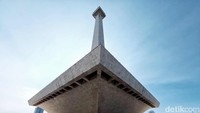 Begini suasana di kawasan Monas, Jakarta, Rabu (6/7/2022).