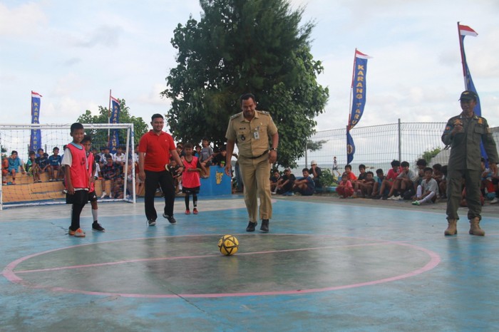 Turnamen Futsal di Kelurahan Pulau Panggang.