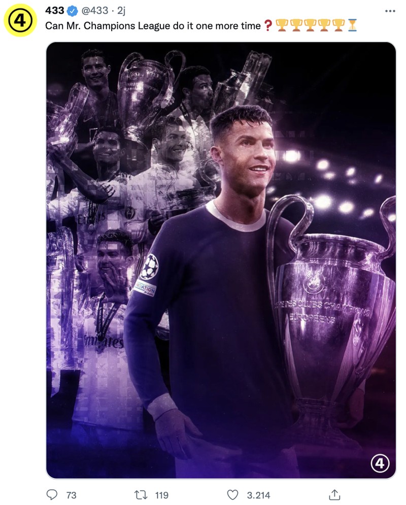 Beredar rumor Cristiano Ronaldo ingin pindah dari MU. Netizen berkreasi CR7 pakai seragam klub sepakbola lain