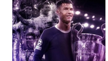 Apalagi, Ronaldo harus susah payah menaikan derajat MU seorang diri. Tapi, nyatanya ia gagal membawa Setan Merah ke pentas Liga Champions. Foto: Twitter