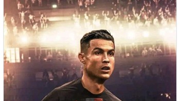 Ada juga yang iseng Ronaldo pakai jersey Barcelona. Foto: Twitter