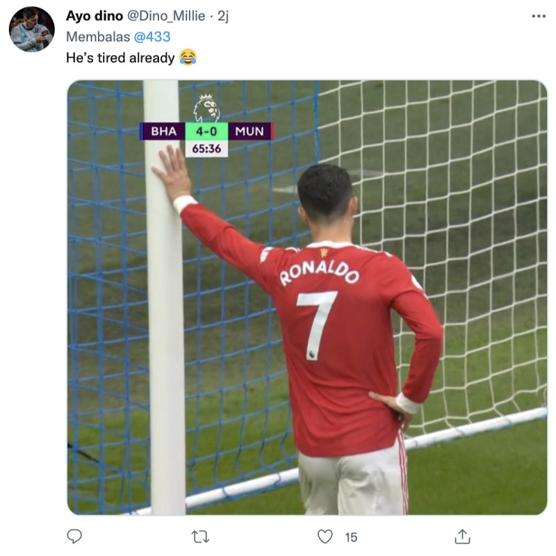 Beredar rumor Cristiano Ronaldo ingin pindah dari MU. Netizen berkreasi CR7 pakai seragam klub sepakbola lain