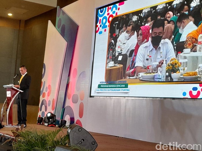 Wagub Sumut Ijeck saat acara Harganas di Medan. (Aldi/detikSumut)