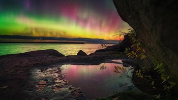 Aurora Sherbert oleh MaryBeth Kiczenski Foto: Astronomy Photographer of the Year