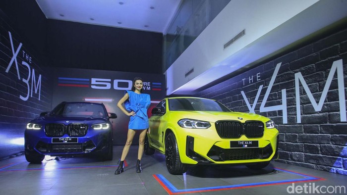 BMW Indonesia meluncurkan model terbaru X3 M Competition dan X4 M Competition. Peluncuran lakukan di BMW M Town Eurokars, Jakarta, Kamis (7/7).