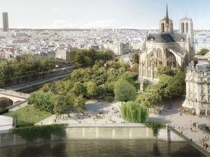 Desain Terbaru Notre Dame, Punya Alun-alun Besar Hingga Jalur Bawah Tanah
