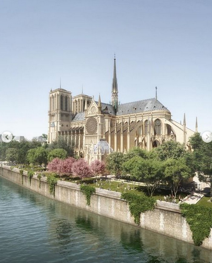 Desain terbaru Notre Dame oleh Bureau Bas Smets