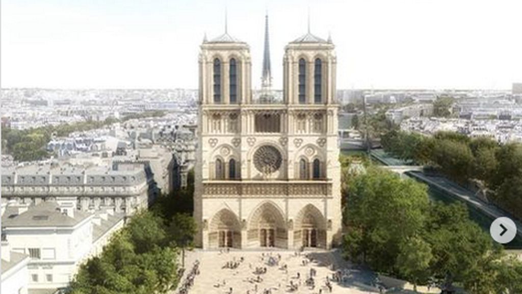 Intip Desain Terbaru Notre Dame Paris