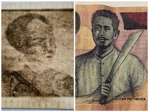 Dua Versi Gambar Kapitan Pattimura, Mana yang Benar?