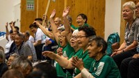 Acara tahunan ini digelar untuk menggencarkan pentingnya kebugaran tubuh bagi para lansia.  