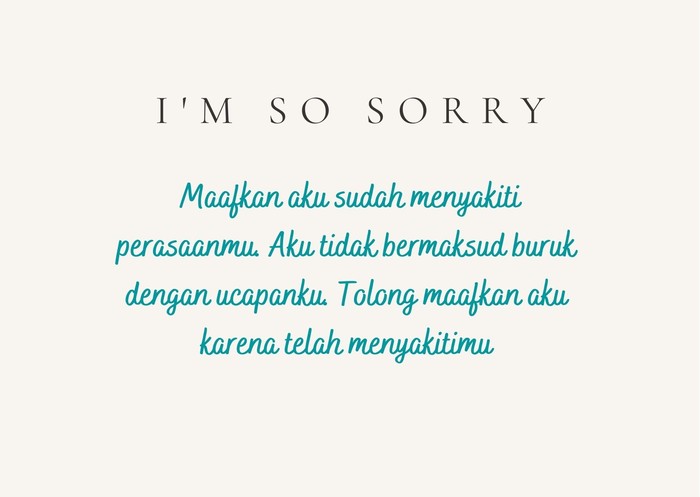 Kata-kata maaf