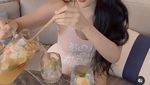 Ngeri Sedap! Momen Ekstrem Lucinta Luna Makan di Atas Ketinggian