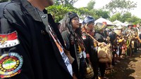 Para Relawan Balad Erick Thohir ini tampak antusias mendeklarasikan dukung Menteri BUMN Erick Thohir untuk maju pilres 2024.