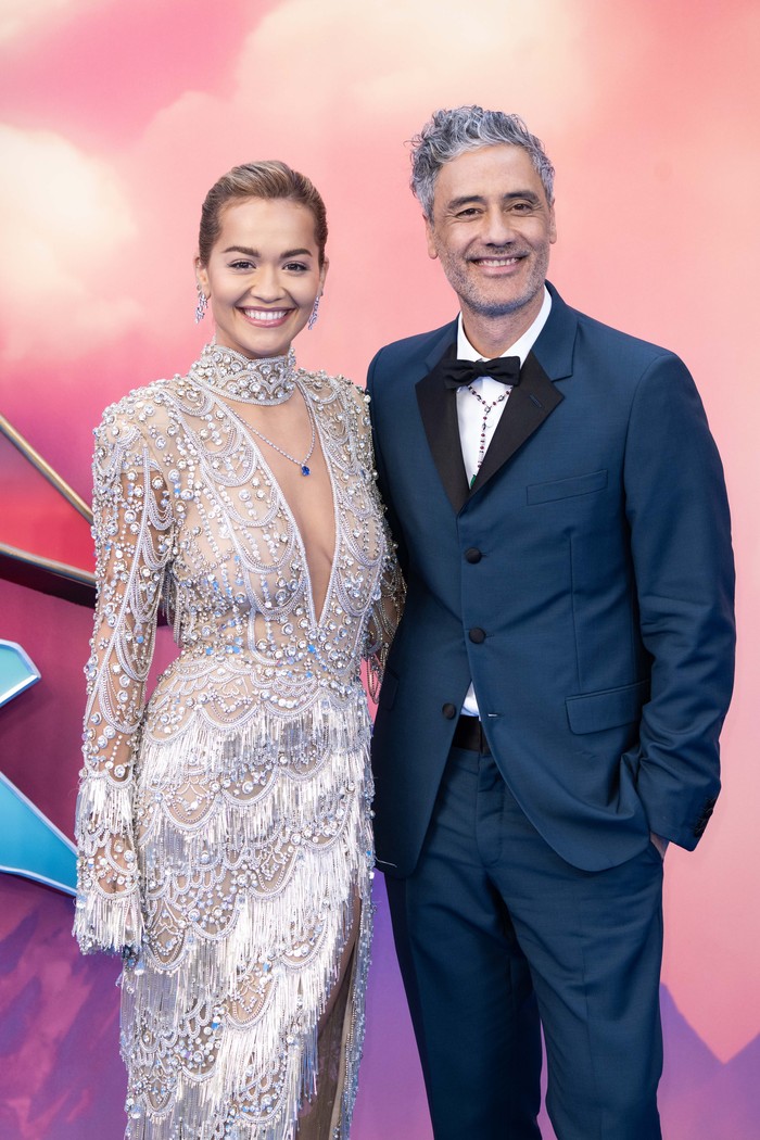 Rita Ora LONDON, ENGLAND - JULY 05: (L-R) Rita Ora and Taika Waititi attend the UK Gala screening of