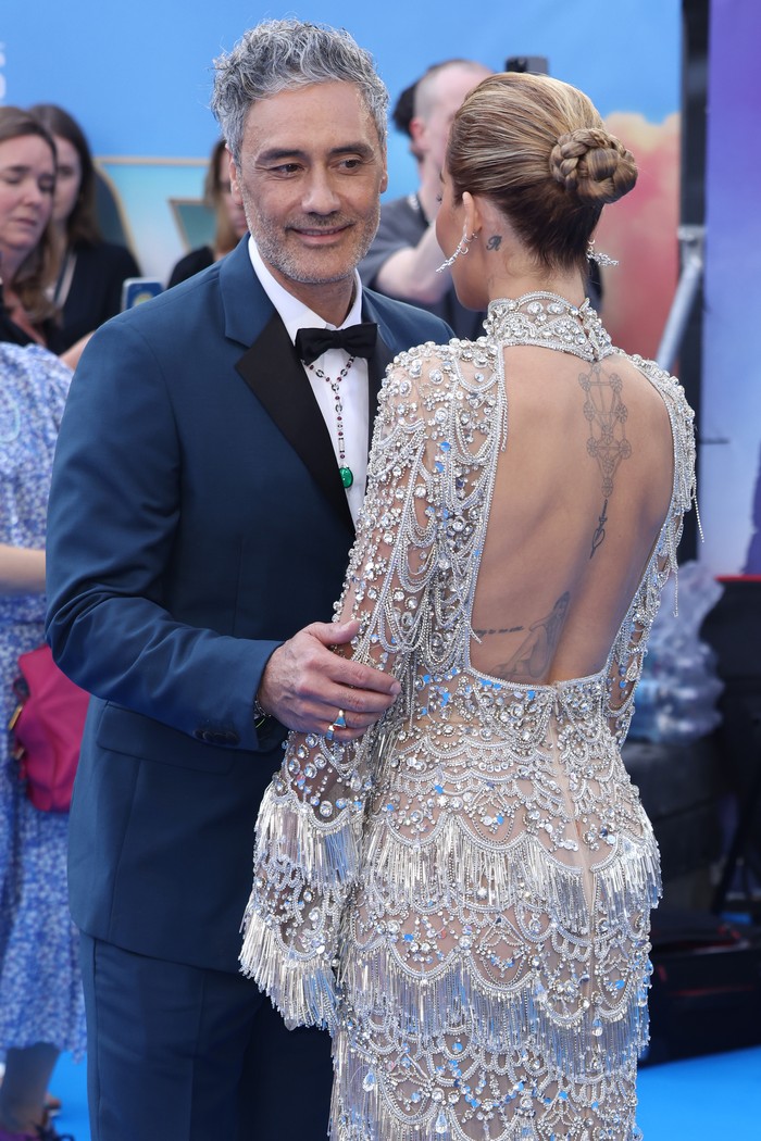 Rita Ora LONDON, ENGLAND - JULY 05: Rita Ora and Taika Waititi attend the UK Gala screening of