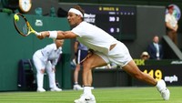 Kemenangan ini meloloskan Nadal ke empat besar. (Hannah Mckay/Reuters)