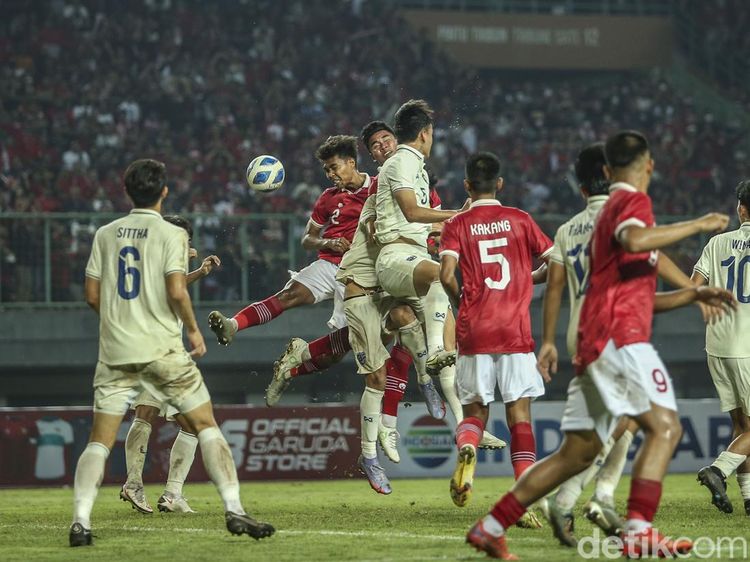 Tanpa Gol, Timnas Indonesia  U-19 Vs Thailand Sama Kuat