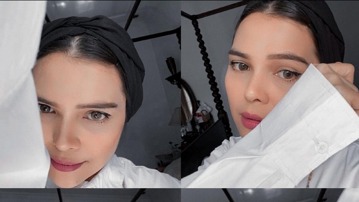 Transformasi Rosmanizar lepas hijab.