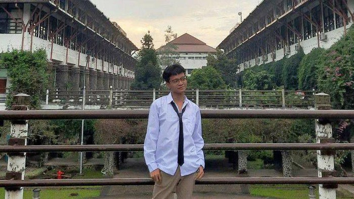 Andri Saputra, siswa SMK yang diterima di Aktuaria ITB 2021.