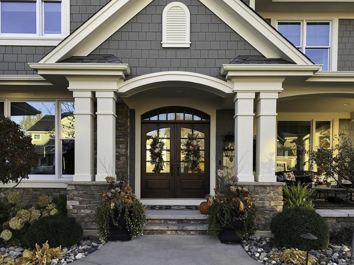 House, Brick, Built Structure, Detached House, Front