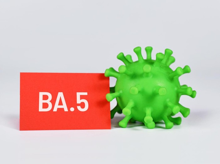 Ilustrasi virus covid-19 omicron BA.5