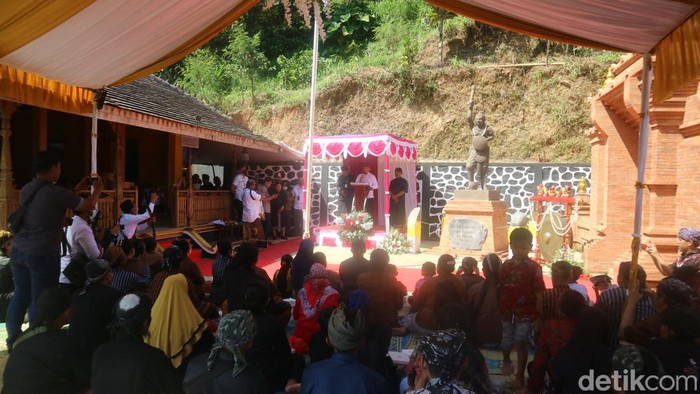 Peresmian Kampung Adat Semliro di Desa Rahtawu Kecamatan Gebog, Kudus, Jumat (8/7/2022).
