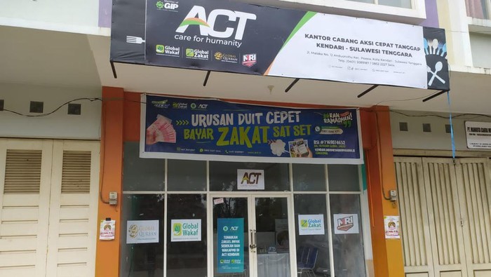 Kantor ACT Kendari, Sulawesi Tenggara ditutup.