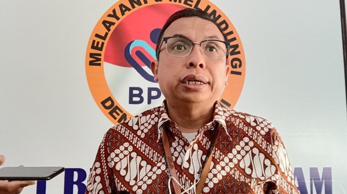 Kepala BP2MI NTB Abri Danar Prabawa saat jumpa pers di Mataram, Nusa Tenggara Barat (NTB), Jumat siang (8/7/2022).