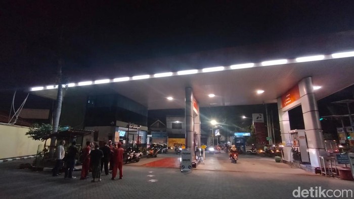 Lokasi bakar diri di SPBU Tambakrejo, Kenjeran, Surabaya