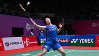 Gim kedua terus berjalan ketat. Akane Yamaguchi bangkit dan memenangi game kedua dengan skor 21-15.