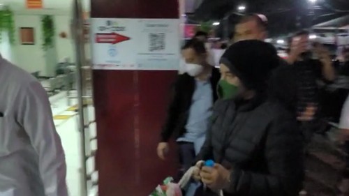 Mas Bechi saat tiba di Rutan Medaeng