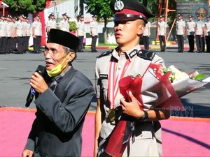 Keren! Anak Sopir Angkot yang Dilantik jadi Polisi Sabet Juara Umum