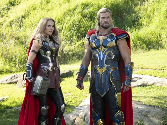 Natalie Portman di film Thor: Love and Thunder.