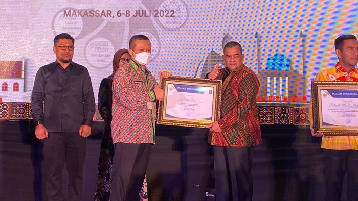 Pemprov Riau terima penghargaan soal penanganan stunting.