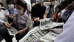 Penembakan Shinzo Abe Bikin Koran di Jepang Cetak Edisi Khusus