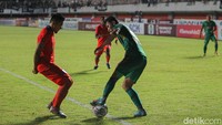 Pada leg kedua, PSS harus berlaga di kandang Borneo, Stadion Segiri, Minggu (11/7/2022). Mereka harus menang lebih dari dua gol untuk menyingkirkan Borneo. Foto: Pius Erlangga/detikJateng