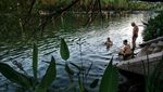 Sungai di Beijing Bersih Banget, Jadi Tempat Berenang dan Piknik