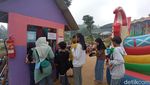 Foto: Wahana Khusus Bocil di Florawisata DCastello Ciater