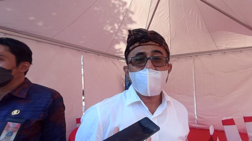 Wali Kota Denpasar I Gusti Ngurah Jaya Negara saat ditemui detikBali usai mengikuti acara peletakan batu pertama gedung estetika Rumah Sakit Umum Pusat (RSUP) Sanglah Denpasar, Bali, Jumat (8/7/2022).