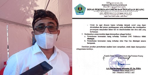 Wali Kota Denpasar I Gusti Ngurah Jaya Negara saat ditemui detikBali usai mengikuti acara peletakan batu pertama gedung estetika Rumah Sakit Umum Pusat (RSUP) Sanglah Denpasar, Jumat (8/7/2022)