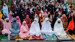 Foto-foto Salat Idul Adha di Berbagai Belahan Dunia