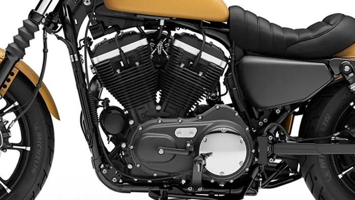 Ilustrasi mesin Harley-Davidson