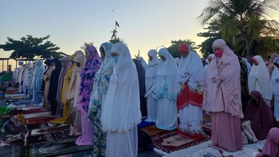 Potret Sholat Idul Adha Jemaah Muhammadiyah 9 Juli 2022 di Bali