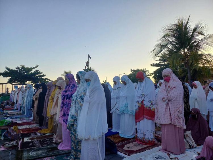 Potret Sholat Idul Adha Jemaah Muhammadiyah 9 Juli 2022 di Bali