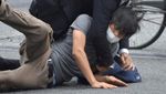 Foto-foto Kronologi Penembakan Shinzo Abe hingga Meninggal Dunia