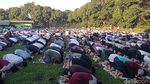 Salat Iduladha, Warga Muhammadiyah Padati Lapangan Lodaya Bandung