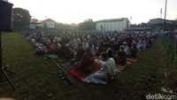 Sekretaris Masjid Raya Mujahidin menyebut total jemaah yang mengikuti salat Iduladha di Lapangan Lodaya mencapai 2.000 hingga 3.000 orang.
